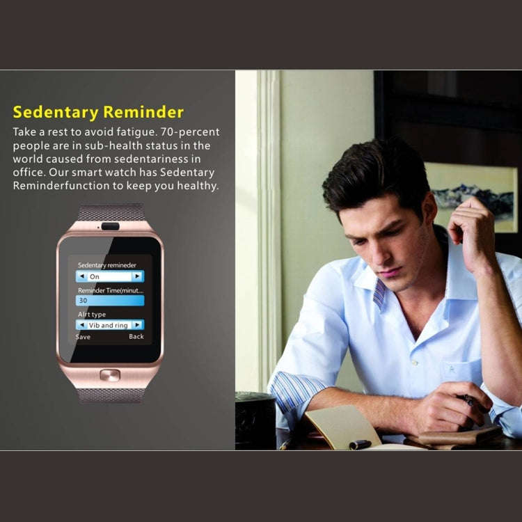 DZ09 1.56 inch Screen Bluetooth 3.0 Android 4.1 OS Above Smart Watch Phone with Bluetooth Call & ...