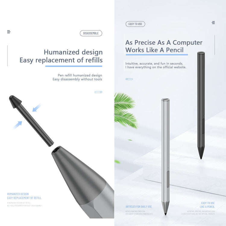 WR18 4096 Micro USB Pressure-Sensitive Stylus Pen(Black)