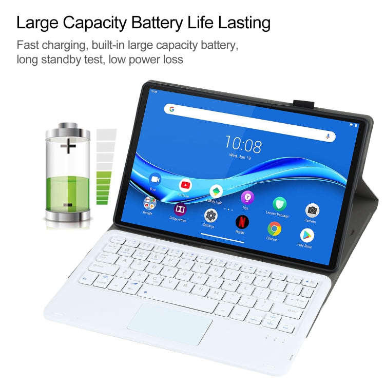 AM10-A Detachable Bluetooth Backlight Keyboard Ultrathin Horizontal Flip Leather Tablet Case with...
