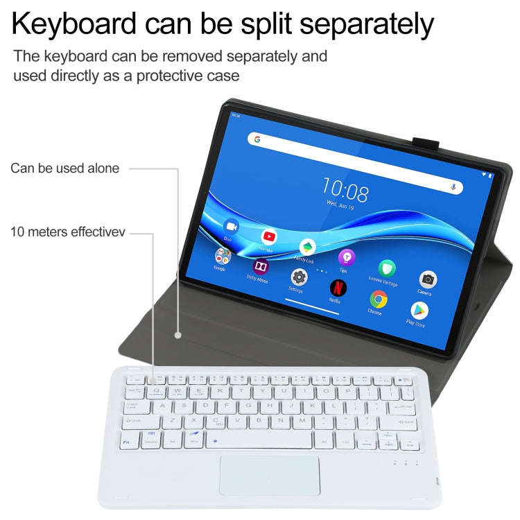 AM10-A Detachable Bluetooth Backlight Keyboard Ultrathin Horizontal Flip Leather Tablet Case with...