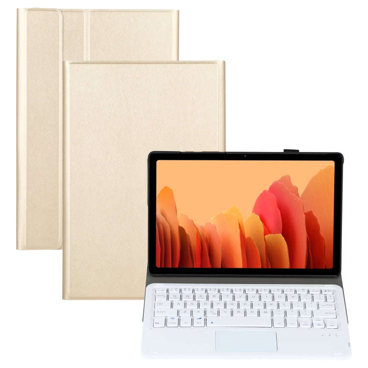 A500-A Detachable Bluetooth Keyboard Ultrathin Horizontal Flip Leather Tablet Case with Touchpad ...