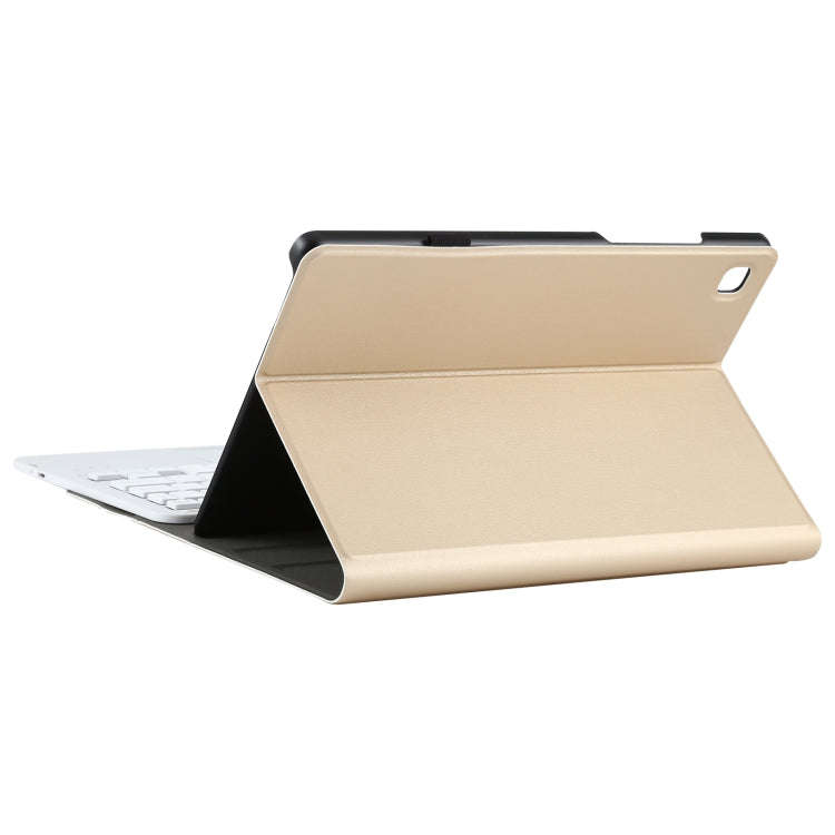 A500-A Detachable Bluetooth Keyboard Ultrathin Horizontal Flip Leather Tablet Case with Touchpad ...