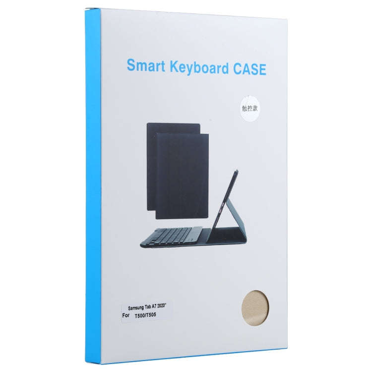 A500-A Detachable Bluetooth Keyboard Ultrathin Horizontal Flip Leather Tablet Case with Touchpad ...