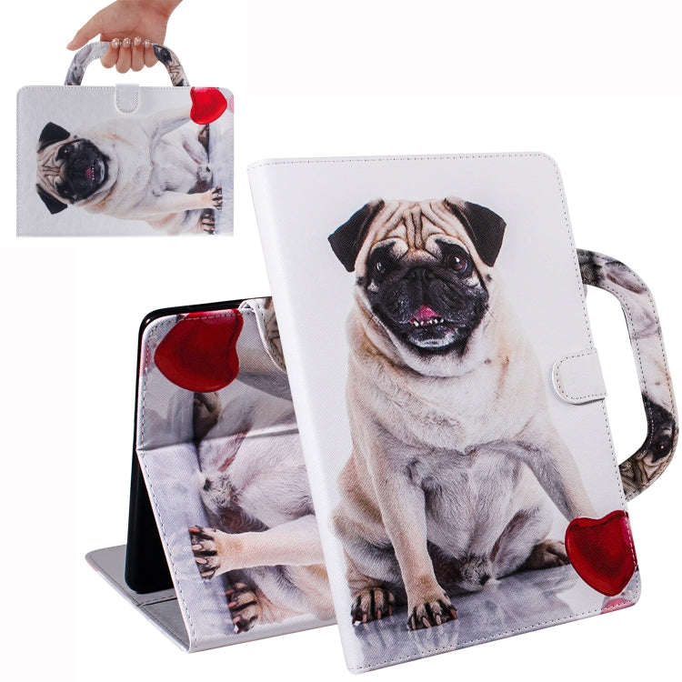 Dog Pattern Horizontal Flip Leather Case for Huawei MediaPad T5, with Holder & Card Slot & Wallet
