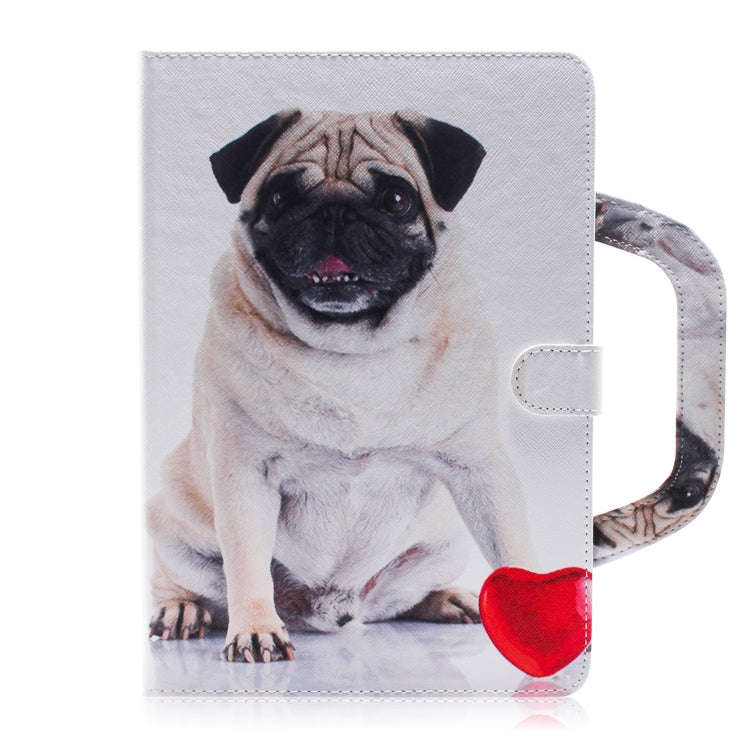Dog Pattern Horizontal Flip Leather Case for Huawei MediaPad T5, with Holder & Card Slot & Wallet