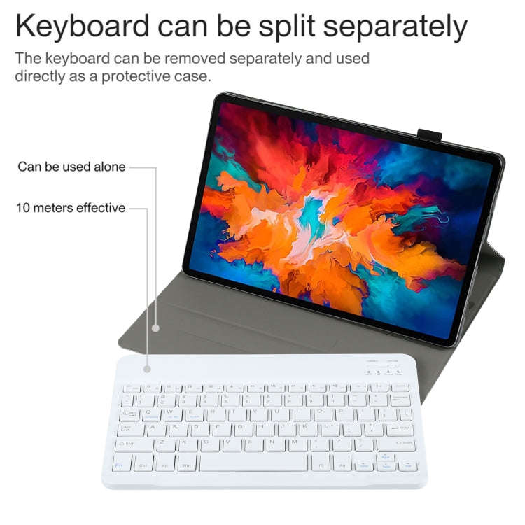AM13 2 in 1 Removable Bluetooth Keyboard + Protective Leather Tablet Case with Holder for Lenovo ...