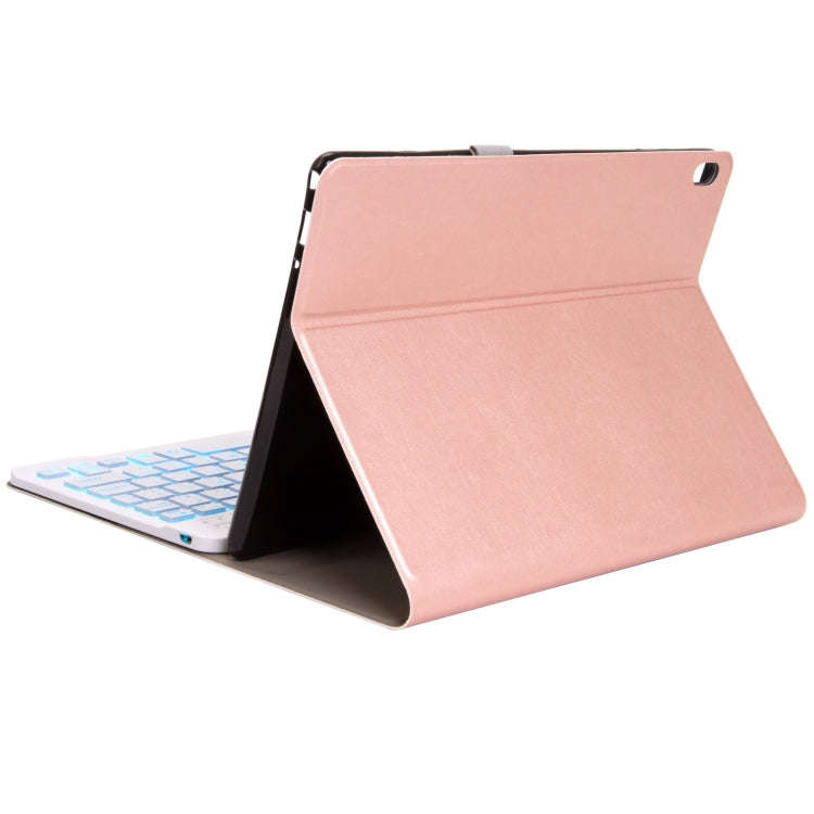 DY-E10 2 in 1 Removable Bluetooth Keyboard + Protective Leather Tablet Case with Backlight & Hold...