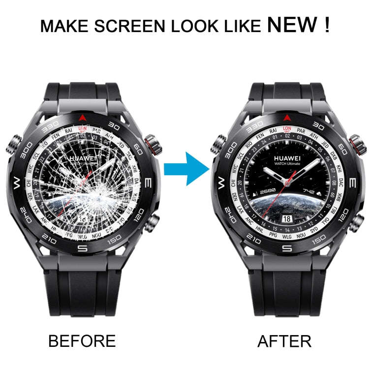 For Huawei Watch Ultimate Original LCD Screen Digitizer Full Assembly with Frame (Silver)