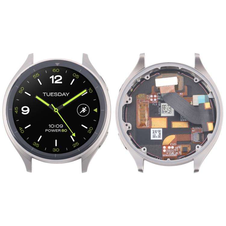 For Xiaomi Watch 2 Original LCD Screen with Frame (Silver)
