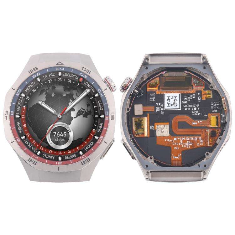 For Huawei Watch GT 5 Pro 46mm Original LCD Screen Digitizer Full Assembly With Frame (Space Silver)