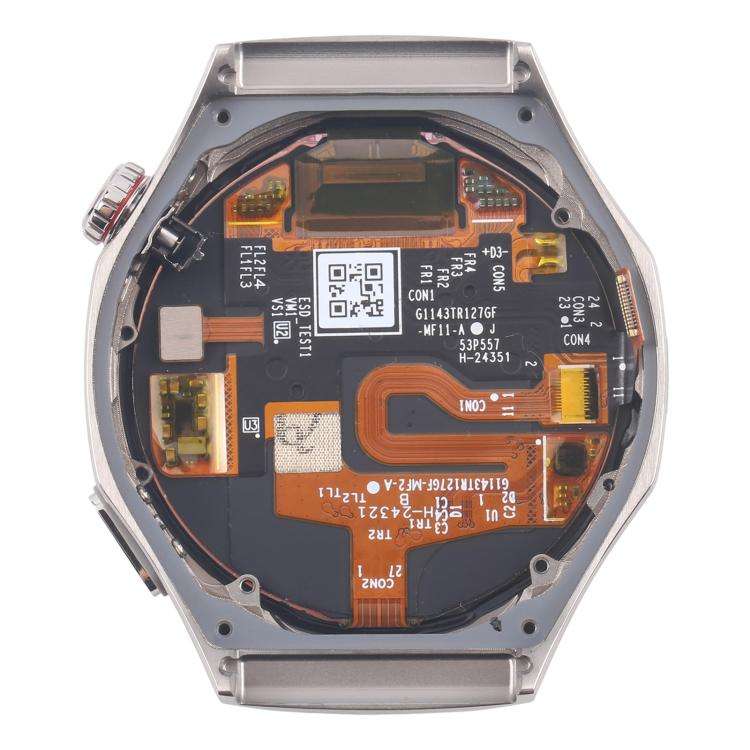 For Huawei Watch GT 5 Pro 46mm Original LCD Screen Digitizer Full Assembly With Frame (Space Silver)