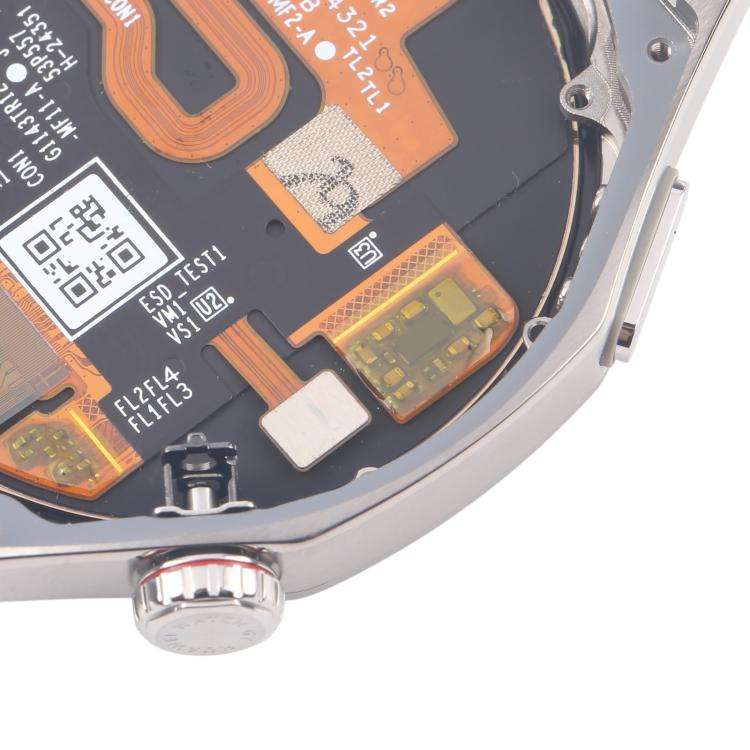 For Huawei Watch GT 5 Pro 46mm Original LCD Screen Digitizer Full Assembly With Frame (Space Silver)