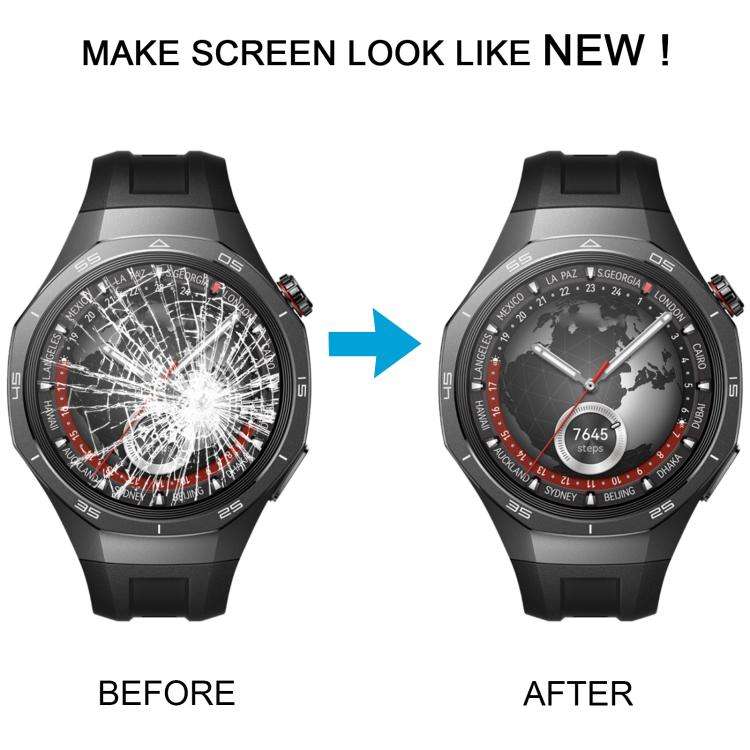 For Huawei Watch GT 5 Pro 46mm Original LCD Screen Digitizer Full Assembly With Frame (Space Silver)