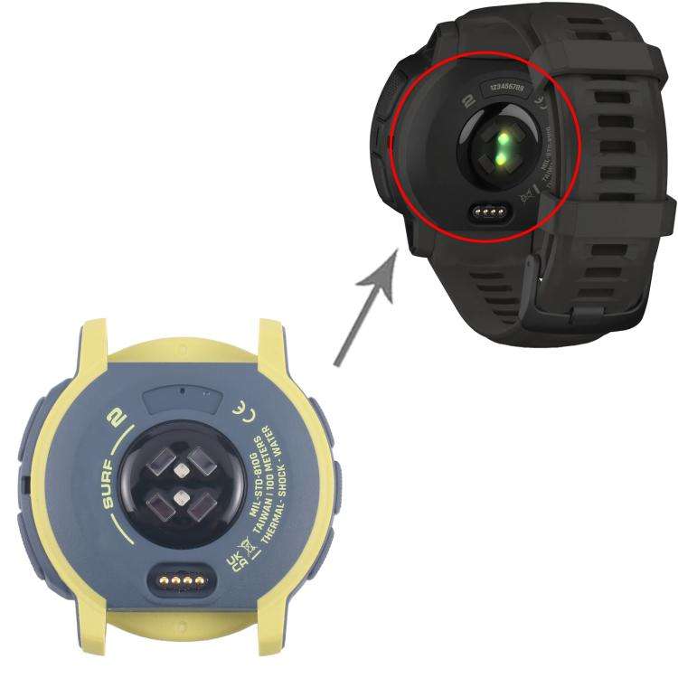 For Garmin Instinct 2 Original Back Cover(Blue)
