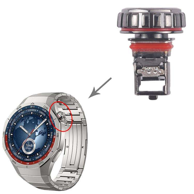 For Huawei Watch GT 5 Pro 46mm Original Watch Crown Nut (Black)