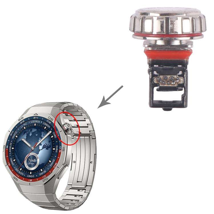 For Huawei Watch GT 5 Pro 46mm Original Watch Crown Nut (Silver)