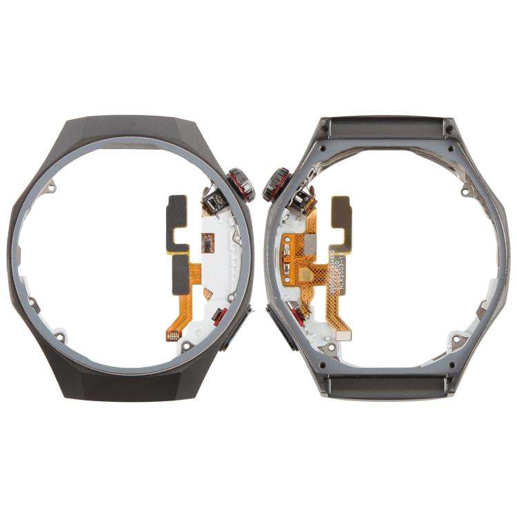 For Huawei Watch GT 5 Pro 46mm Original LCD Screen Frame Bezel Plate with Power Flex Cable(Black)