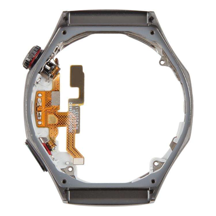 For Huawei Watch GT 5 Pro 46mm Original LCD Screen Frame Bezel Plate with Power Flex Cable(Black)