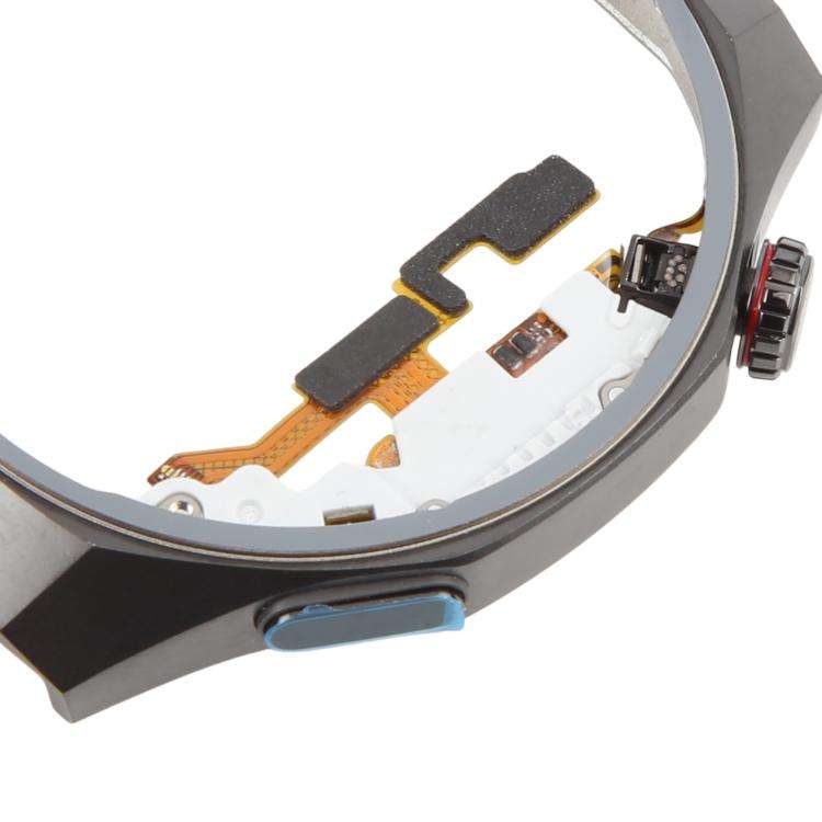 For Huawei Watch GT 5 Pro 46mm Original LCD Screen Frame Bezel Plate with Power Flex Cable(Black)