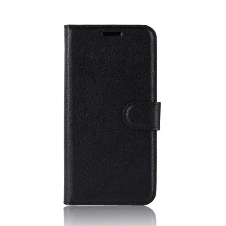 Litchi Texture Horizontal Flip Leather Case for Xiaomi Redmi Note 7, with Wallet & Holder & Card ...