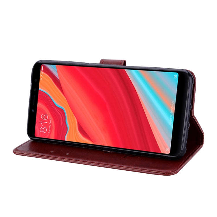 Rose Embossed Horizontal Flip Environmental PU Leather Case for Xiaomi Redmi S2, with Holder & Ca...