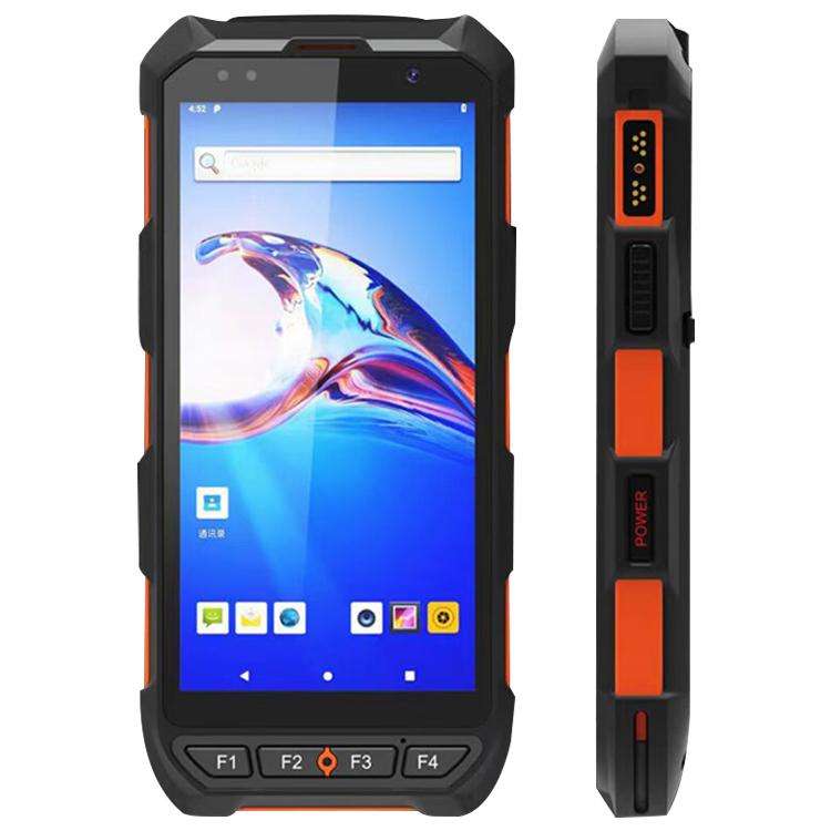 5.5 inch Android 10 IP65 Handheld Industrial Data Terminal Barcode Scanner, Style: RFID UHF + NFC HF