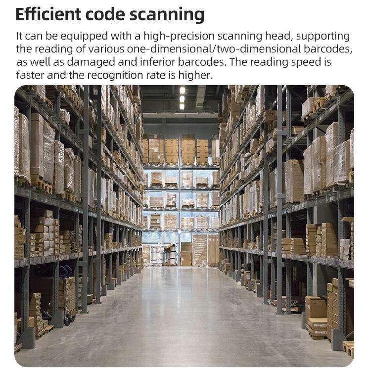 5.5 inch Android 10 IP65 Handheld Industrial Data Terminal Barcode Scanner, Style: RFID UHF + NFC HF