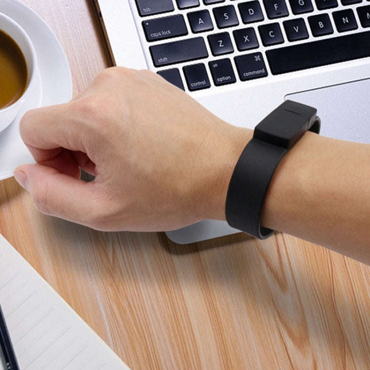 MicroDrive 4GB USB 2.0 Fashion Bracelet Wristband U Disk (Black)