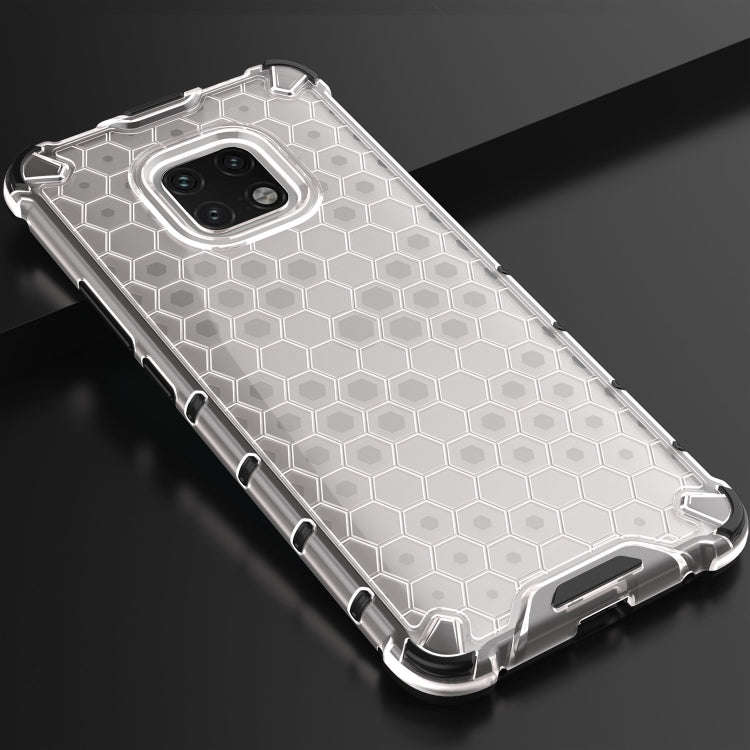 Shockproof Honeycomb PC + TPU Case for Huawei Mate 20 Pro (Transparent)