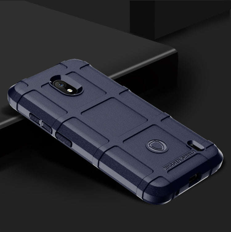 Shockproof Protector Cover Full Coverage Silicone Case for Nokia 2.2 (Blue)