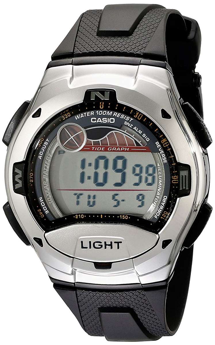 Authentic CASIO Digital Moon Phase Tide Graph Sports Fishing Watch