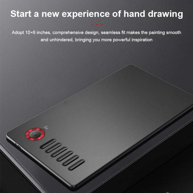 VEIKK A15PRO 10x6 inch 5080 LPI Type-C Interface Smart Touch Electronic Graphic Tablet (Blue)