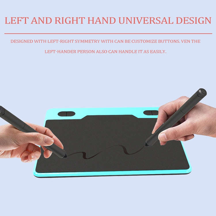 10Moons T503 Drawing Tablet Can Be Connected to mobile Phone Tablet with 8192 Passive Pen(Blue)