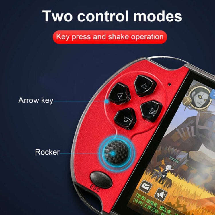 X7 Plus Retro Classic Games Handheld Game Console with 5.1 inch HD Screen & 8G Memory, Support MP...