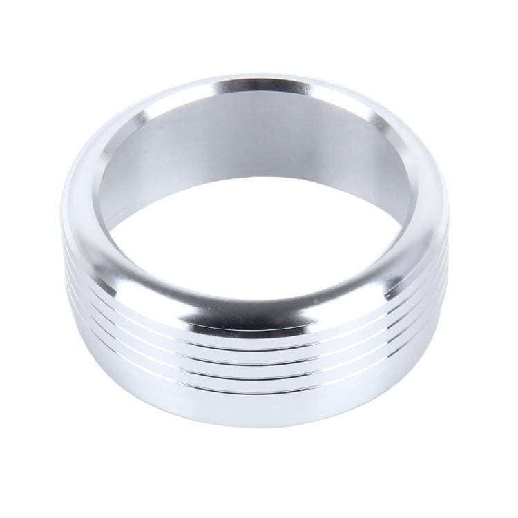 3 PCS Car Aluminum Air Conditioner Knob Case For Subaru(Silver)