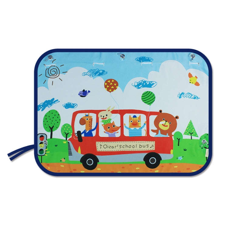 Car Large Rear Window Sunscreen Insulation Window Sunshade Cover, Size: 70*50cm