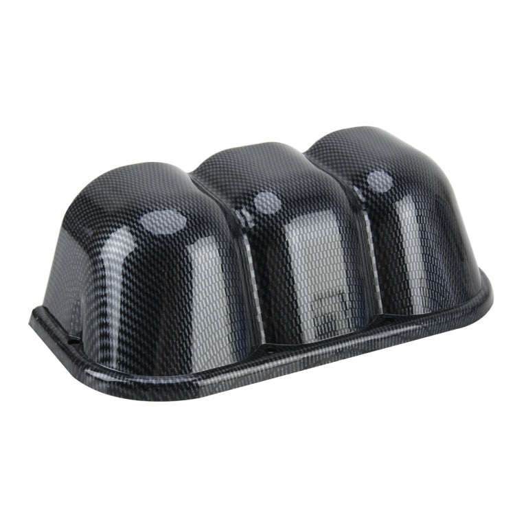 60mm Universal Horizontal Carbon lead Material 3 Triple Auto Car Dash Gauge Meter Pod Mount Holde...