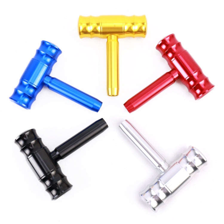 Universal Car Thread T-shaped Gear Head Gear Shift Knob(Silver)