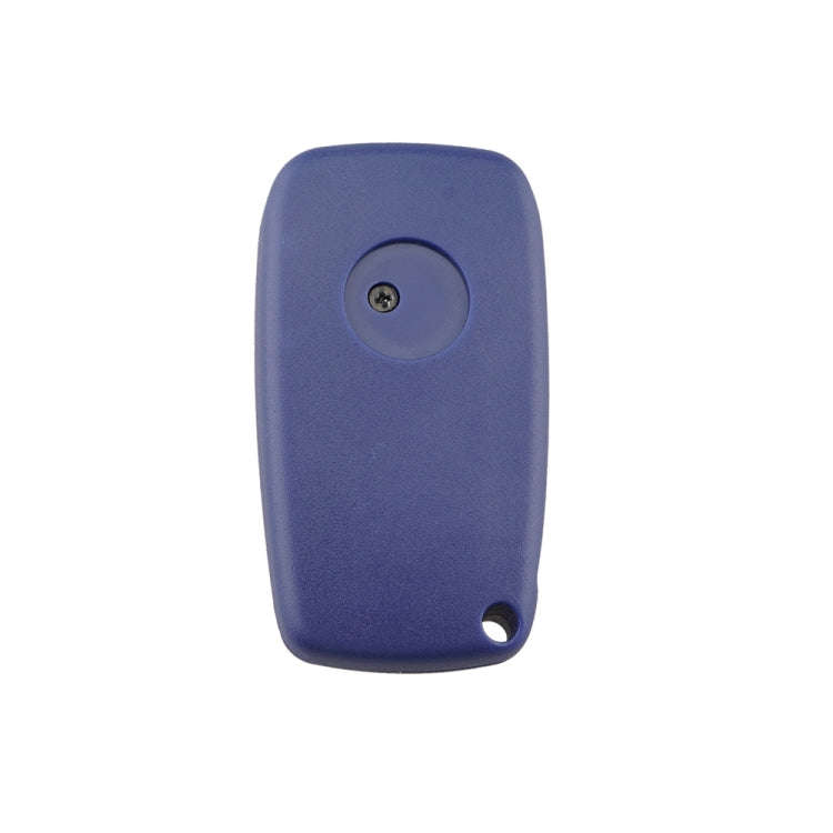 For FIAT Car Keys Replacement 3 Buttons Car Key Case with Side Battery Holder (Blue)