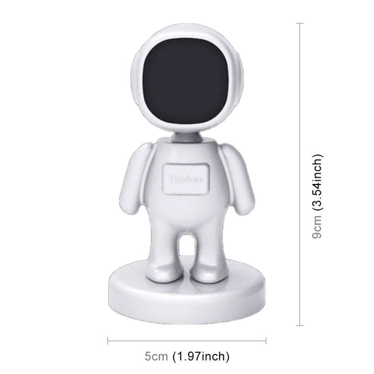 Little People Shape Car Adjustable Magnetic Mobile Phone Holder Bracket (White)