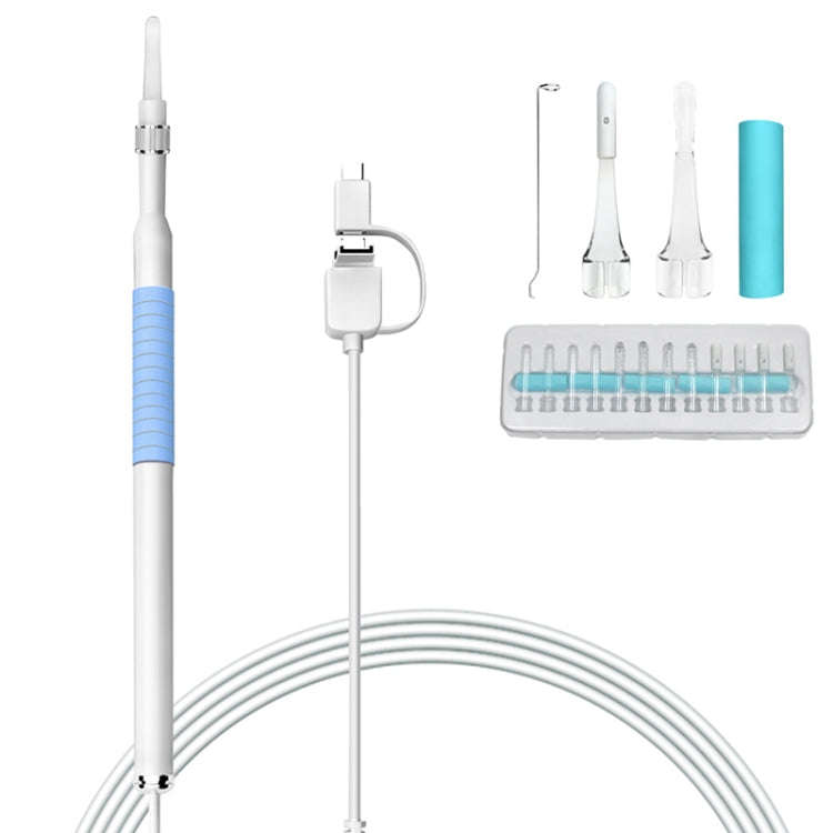 I98 1.3 Million HD Visual Earwax Clean Tool Endoscope Borescope with 6 LEDs, Lens Diameter: 5.5mm...