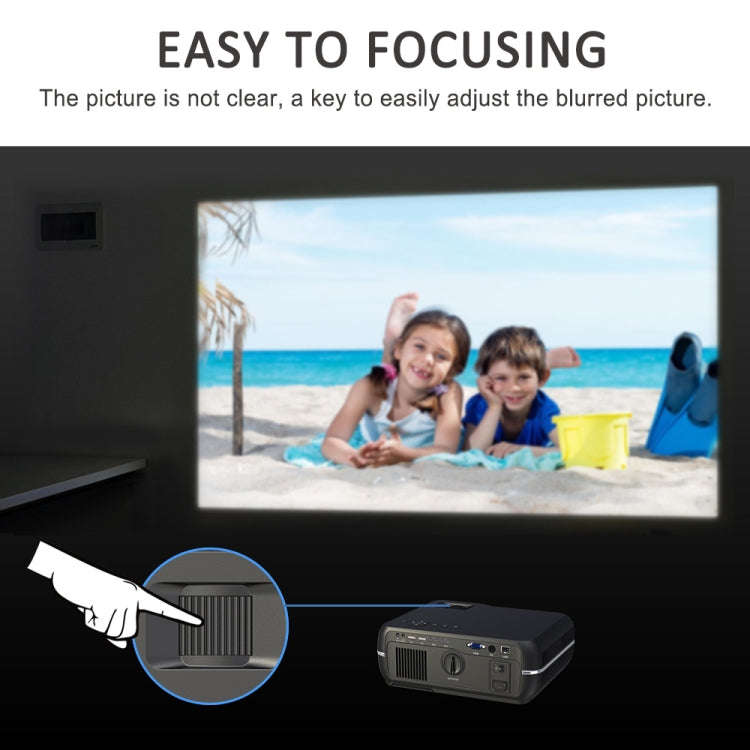DH-A10 5.8 inch LCD Screen 4200 Lumens 1280 x 800P HD Smart Projector with Remote Control,Android...