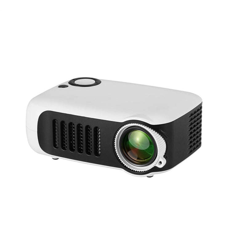 A2000 Portable Projector 800 Lumen LCD Home Theater Video Projector, Support 1080P, AU Plug (White)