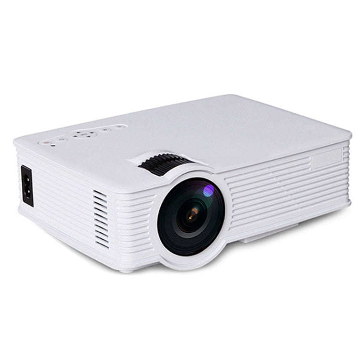 LY-40 1800 Lumens 1280 x 800 Home Theater LED Projector with Remote Control, EU Plug (White)