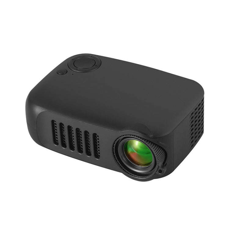A2000 1080P Mini Portable Smart Projector Children Projector, AU Plug(Black)