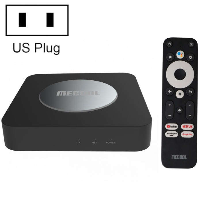 MECOOL KM2 Plus 4K Smart TV BOX Android 11.0 Media Player with Remote Control, Amlogic S905X2 Qua...