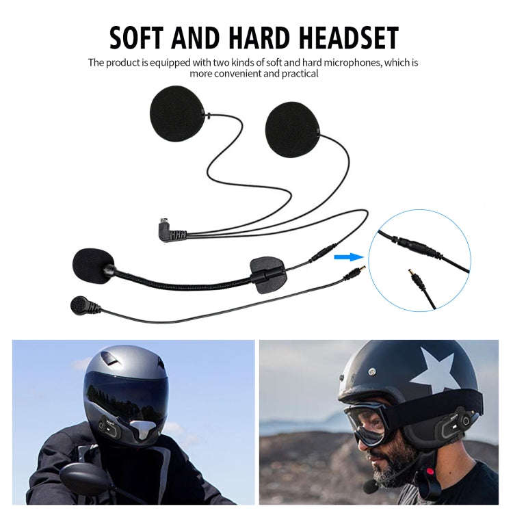 WUPP CS-1412C1 Bluetooth 5.1 S2 Motorcycle Helmet Full Duplex Bluetooth Intercom Headset Earphone...