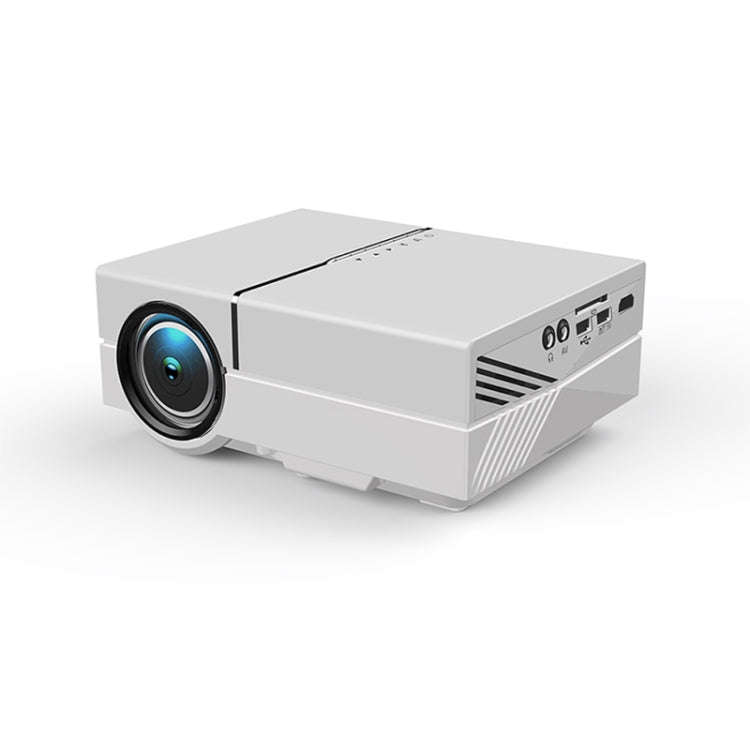 YG450 1280x720 1500 Lumens Portable Home Theater LED HD Projector, Plug Type:US Plug(White)