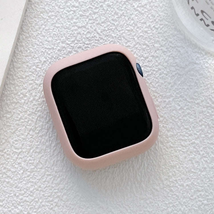 TPU Candy Color Watch Case For Apple Watch Series 9 / 8 / 7 45mm(Pink)