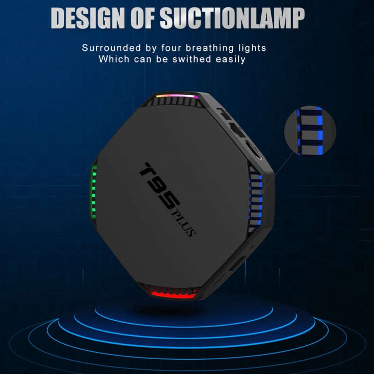 T95 Plus RK3566 Dual Wifi Bluetooth Smart TV Set Top Box, 8GB+64GB(UK Plug)